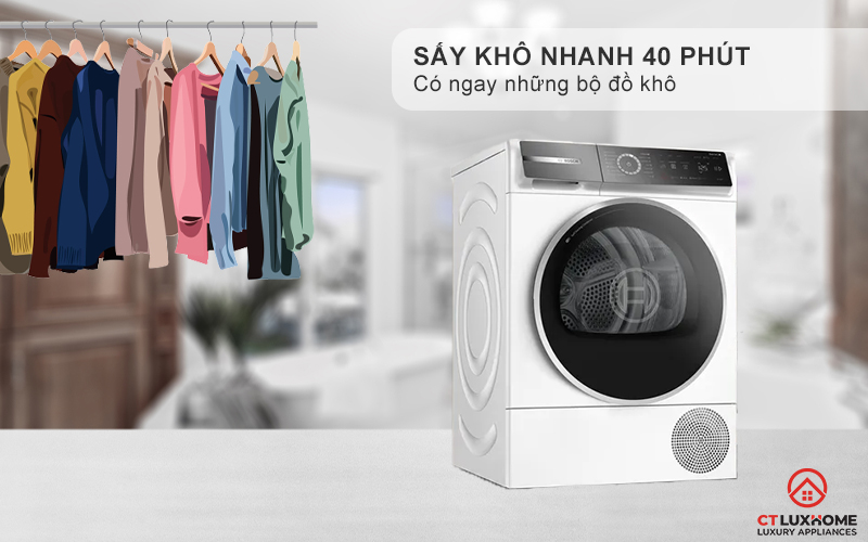 Super Quick 40’ - Sấy khô nhanh 40 phút