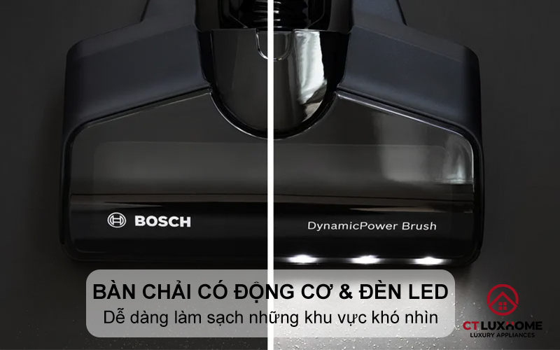 Bàn chải có động cơ với đèn LED
