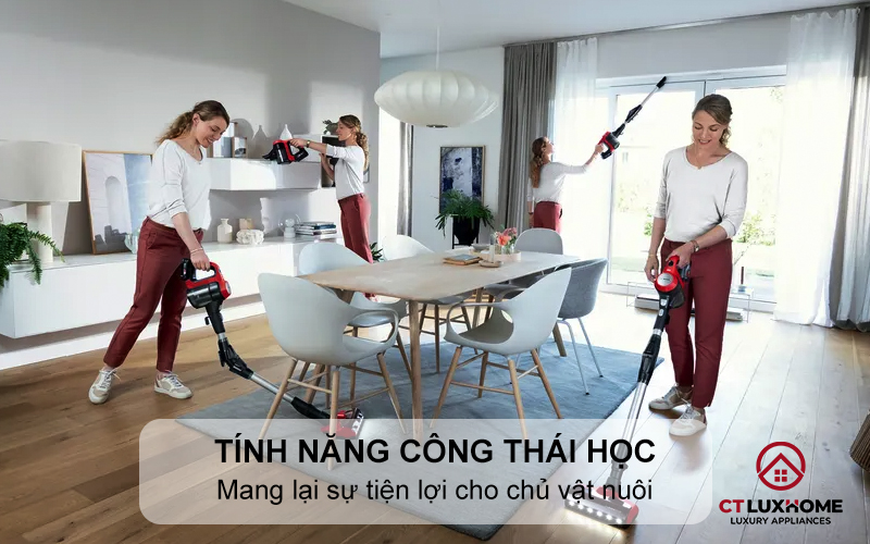 Tính năng Công Thái Học mang lại sự tiện lợi và tính linh hoạt