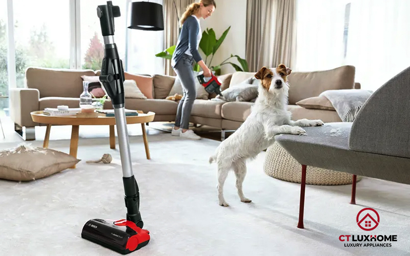 Khả năng vệ sinh linh hoạt nhờ chức năng đứng độc lập