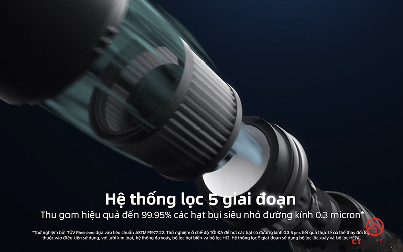 Hệ thống lọc 5 giai đoạn hiệu quả cao