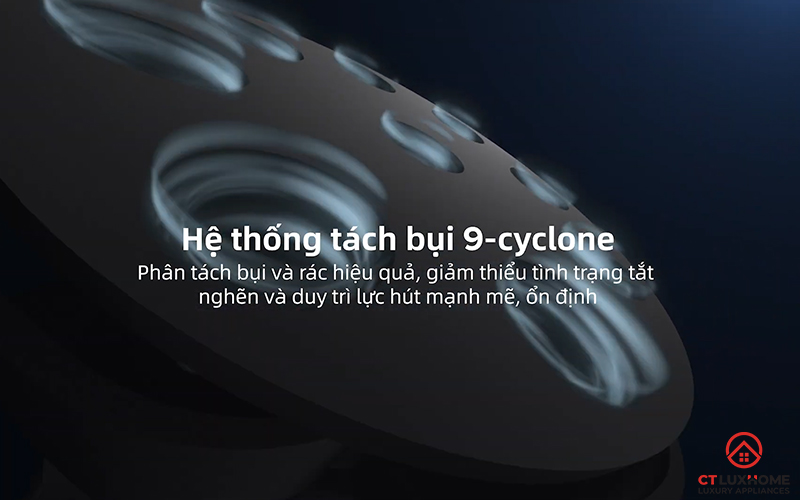 Công nghệ tách bụi 9-cyclone