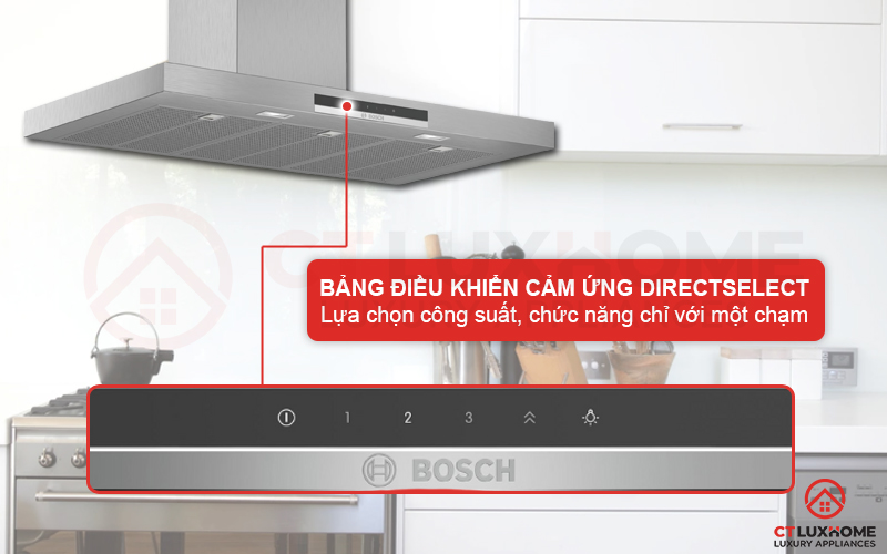 Bảng điều khiển DirectSelect lựa chọn công suất và chức năng với một chạm
