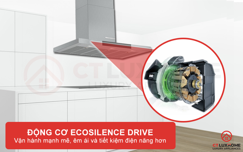 Động cơ EcoSilence Drive hỗ trợ vận hành mạnh mẽ và êm ái 