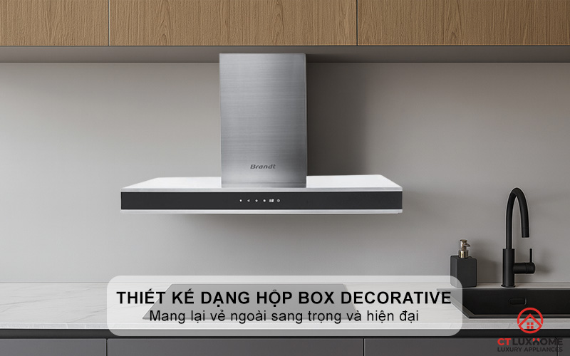 Thiết kế dạng hộp Box decorative với chiều ngang 90cm