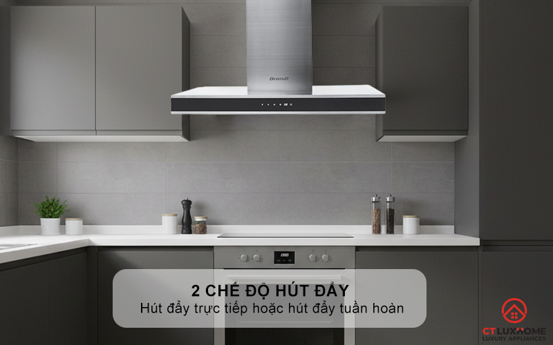 Có thể sử dụng được 2 chế độ hút đẩy trực tiếp hoặc hút đẩy tuần hoàn