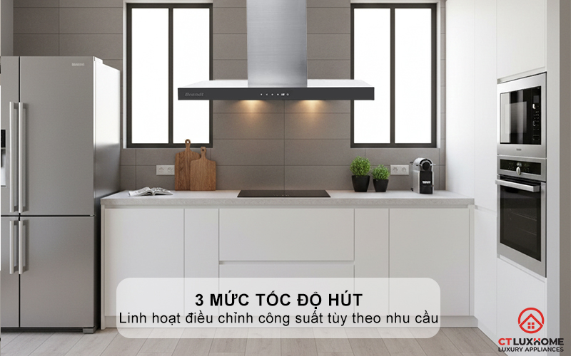3 mức tốc độ hút
