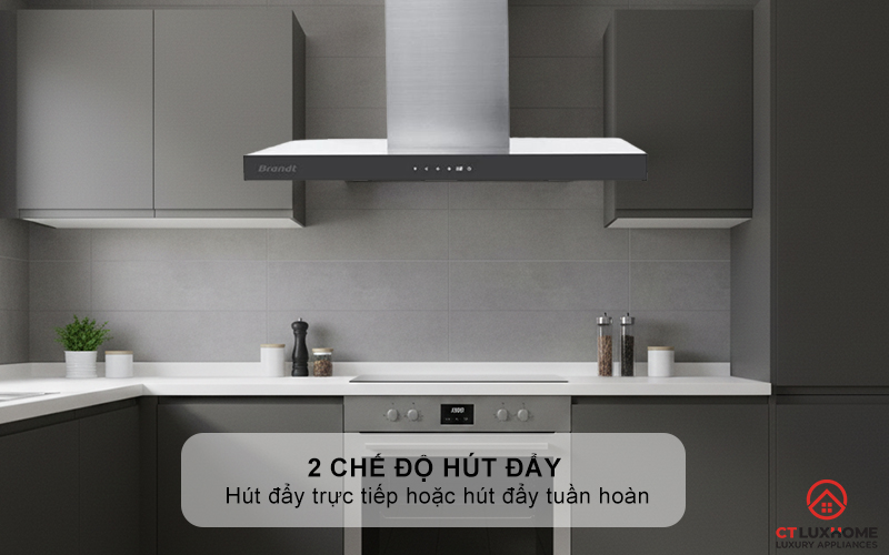 Có thể sử dụng được 2 chế độ hút đẩy trực tiếp hoặc hút đẩy tuần hoàn