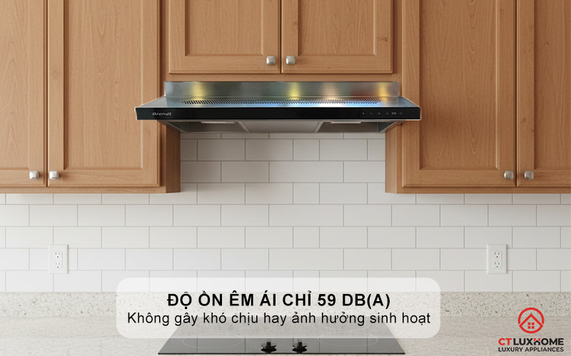 Ðộ ồn êm ái chỉ 59 dB(A)