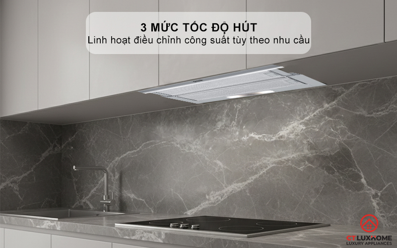 3 mức tốc độ hút