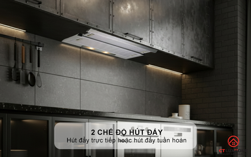 Có thể sử dụng được 2 chế độ hút đẩy trực tiếp hoặc hút đẩy tuần hoàn