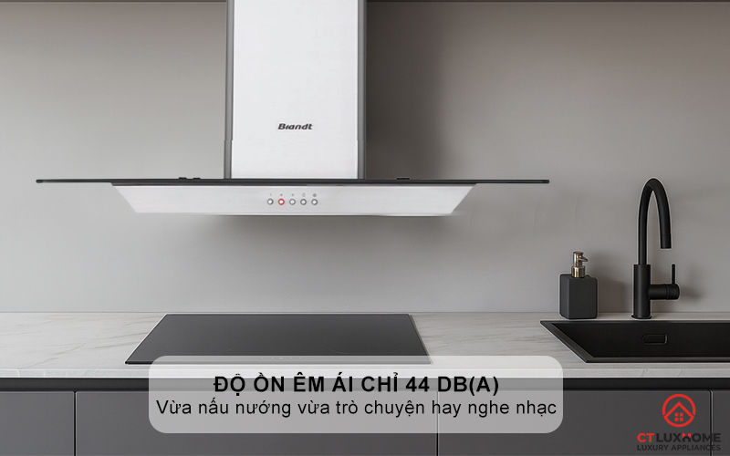 Ðộ ồn êm ái chỉ 44 dB(A)
