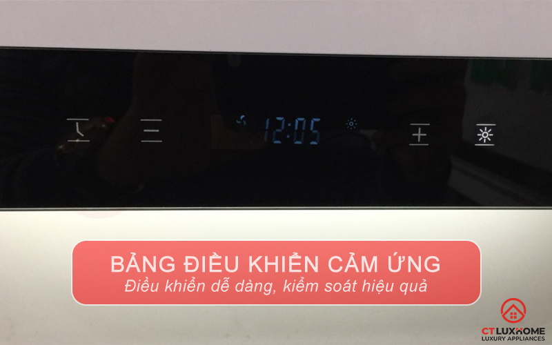 Bảng điều khiển cảm ứng kỹ thuật số với 3 mức độ tùy chọn khác nhau