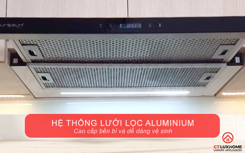 Hệ thống lưới lọc nan inox cao cấp bền bỉ và dễ dàng vệ sinh