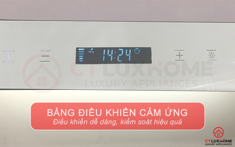 Bảng điều khiển cảm ứng kỹ thuật số với 3 mức độ tùy chọn khác nhau