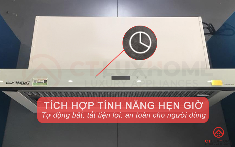 Tích hợp chức năng hẹn giờ sử dụng hiệu quả hơn