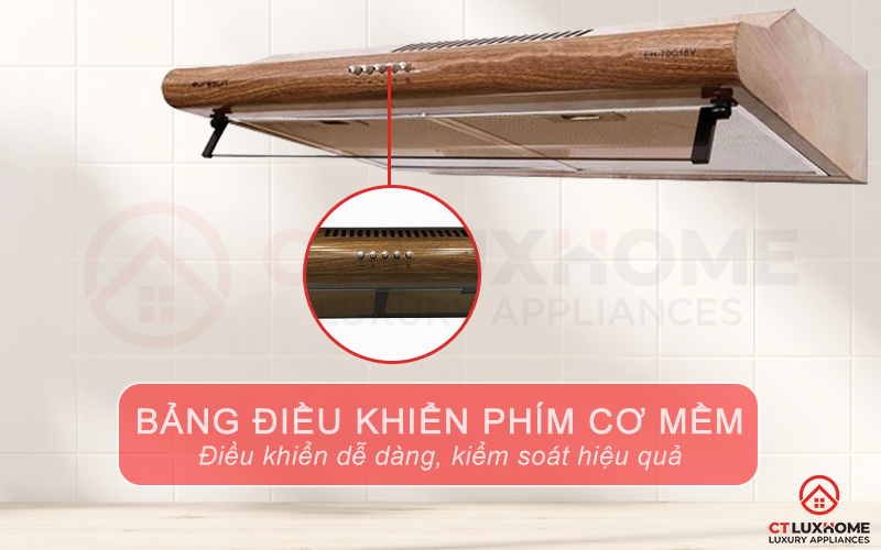 Bảng điều khiển phím cơ với 3 mức độ tùy chọn khác nhau