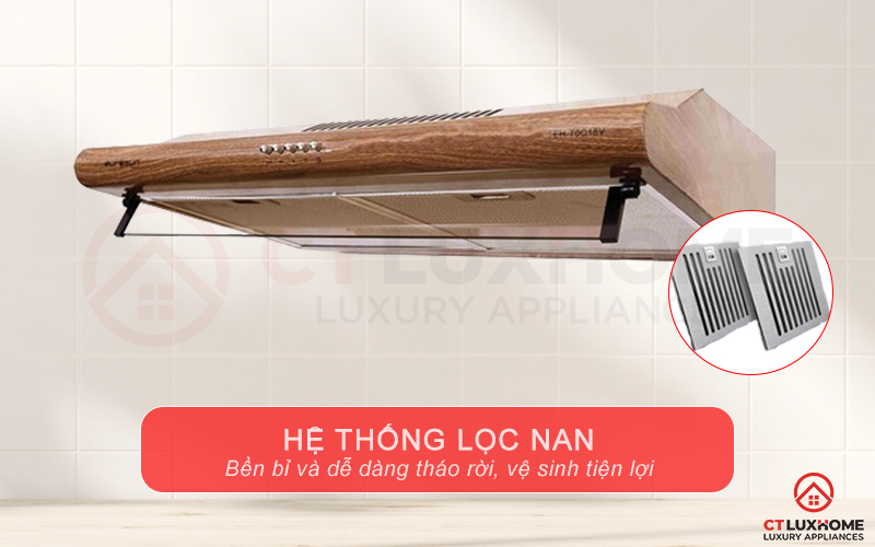 Hệ thống lưới lọc hợp kim nhôm cao cấp bền bỉ và dễ dàng vệ sinh