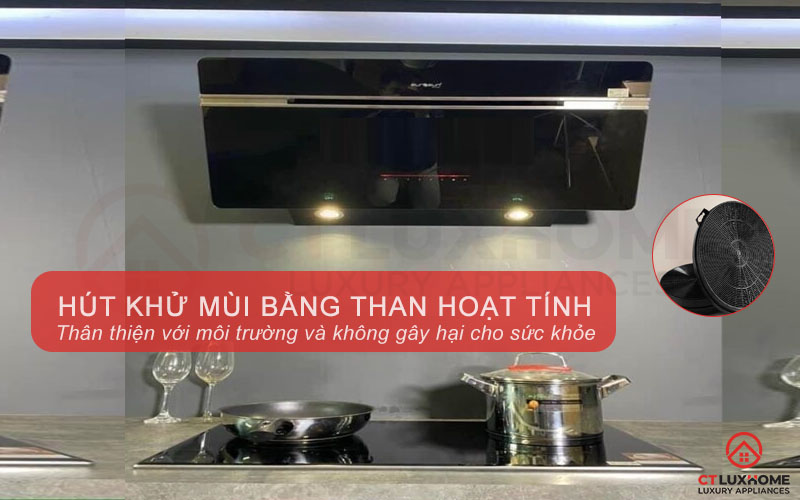 Hút khử mùi bằng than hoạt tính