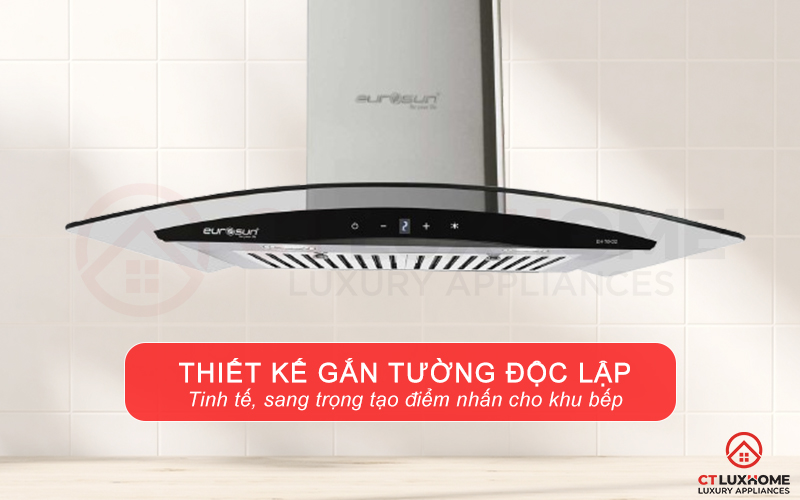 Kiểu dáng độc lập tinh tế, tạo điểm nhấn cho không gian bếp