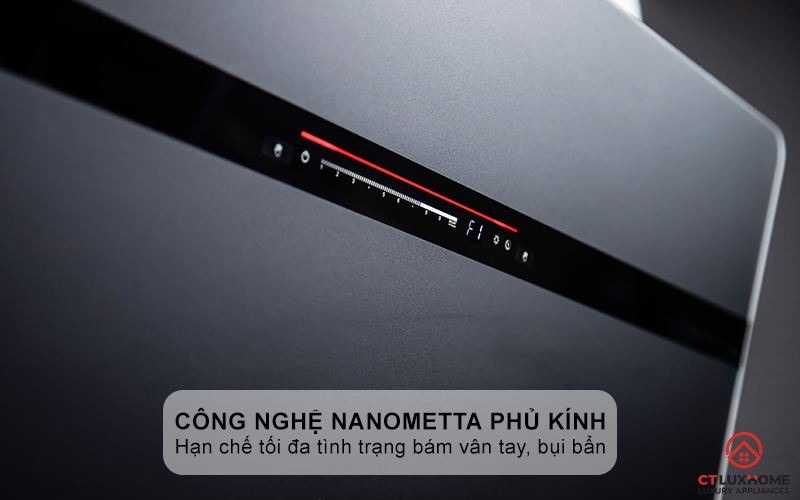 Công nghệ NanoMetta phủ kính xám chống bám vân tay