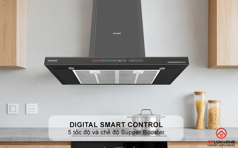 Digital Smart Control: 5 tốc độ và chế độ Supper Booster
