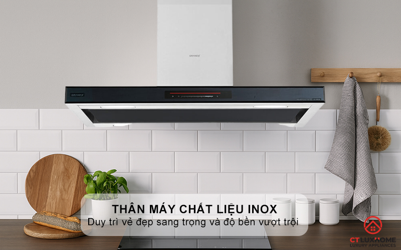 Thân máy chất liệu Inox chống han gỉ