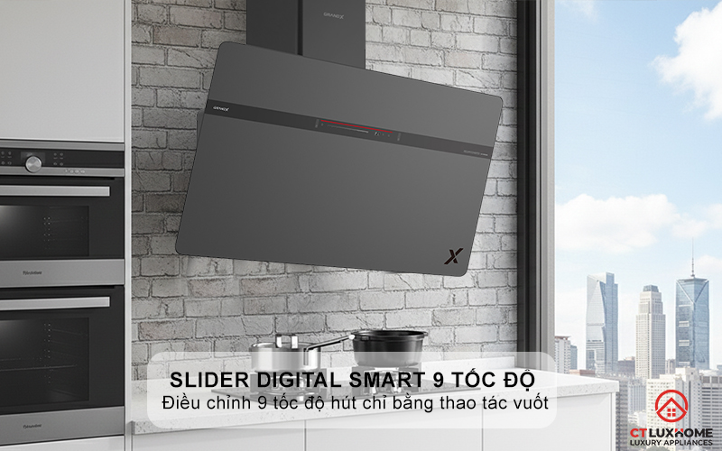 Điều khiển cảm ứng Slider Digital smart 9 tốc độ và Super Booster 