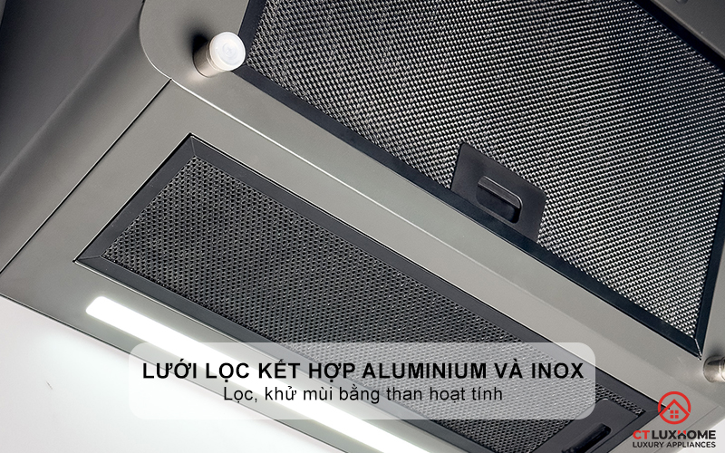 Lưới lọc kết hợp Aluminium và inox