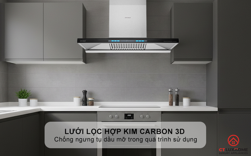 Lưới lọc Hợp kim Carbon 3D chống ngưng tụ dầu mỡ trong quá trình sử dụng