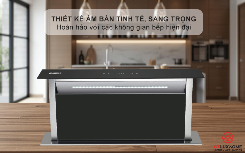 Thiết kế âm bàn tinh tế, sang trọng