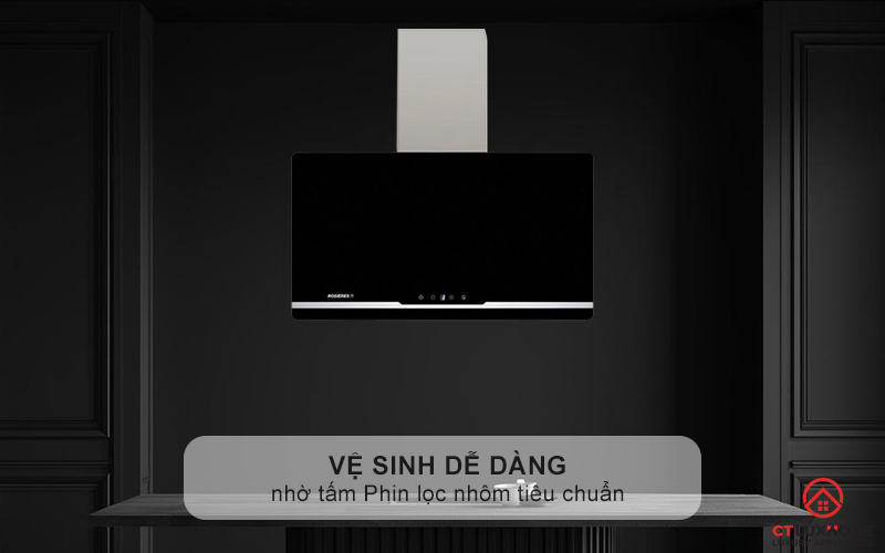 Dễ dàng vệ sinh nhờ tấm Phin lọc nhôm tiêu chuẩn