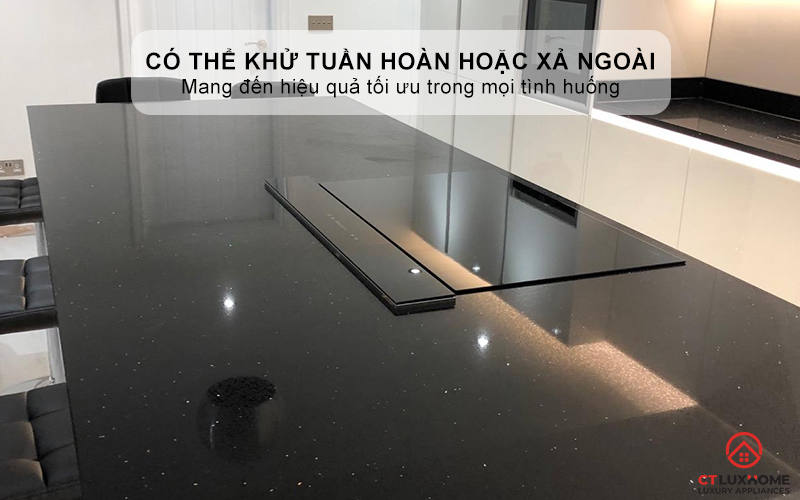 Có thể khử tuần hoàn hoặc xả ngoài