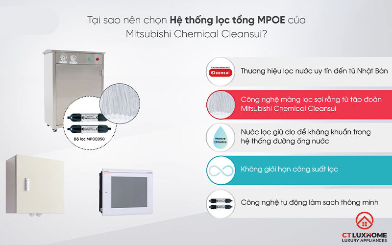Công nghệ lọc tiên tiến từ Nhật Bản
