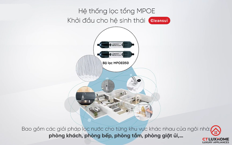 Nước lọc sạch giữ khoáng chất