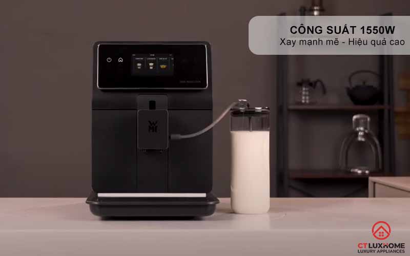 MÁY PHA CÀ PHÊ TỰ ĐỘNG CP855815 - ESP FA WMF PERF 890L BLK STEEL EU CP855815ESPFAWMFPERF890LBLKSTEELEU 2
