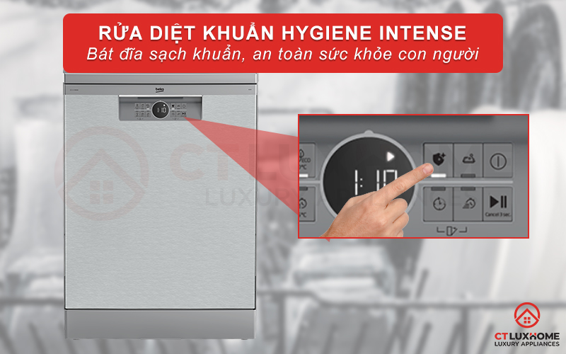 MÁY RỬA BÁT ĐỘC LẬP BEKO BDFN26430XC - 14 BỘ 4