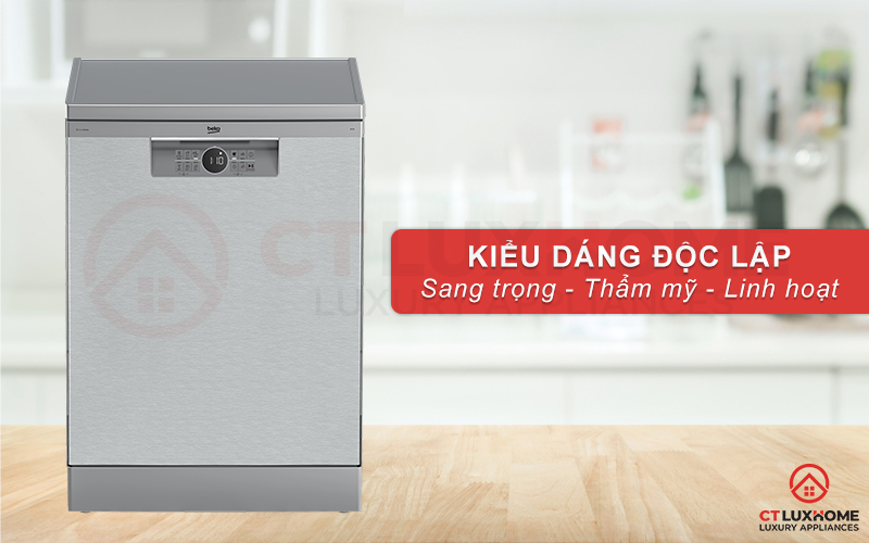 MÁY RỬA BÁT ĐỘC LẬP BEKO BDFN26430XC - 14 BỘ 1