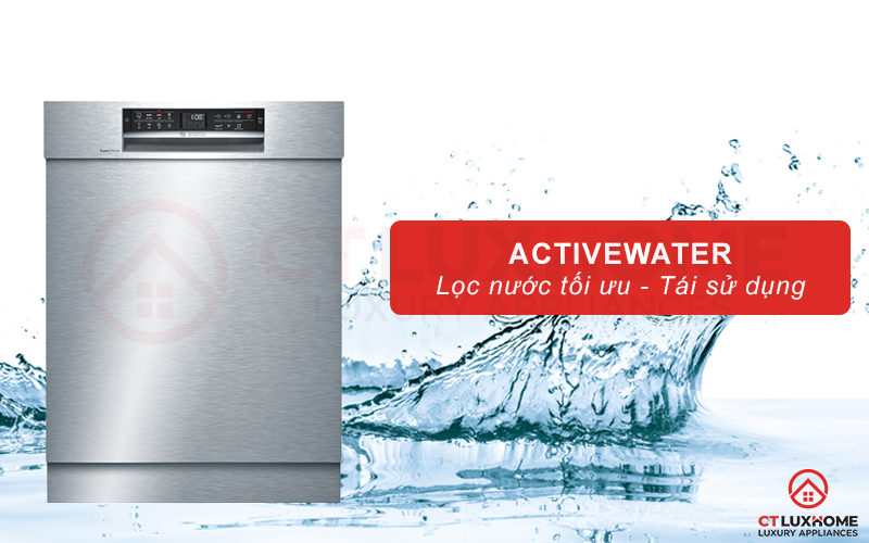 Công nghệ ActiveWater quản lý, phân bổ và tái sử dụng nước rửa tối ưu hơn