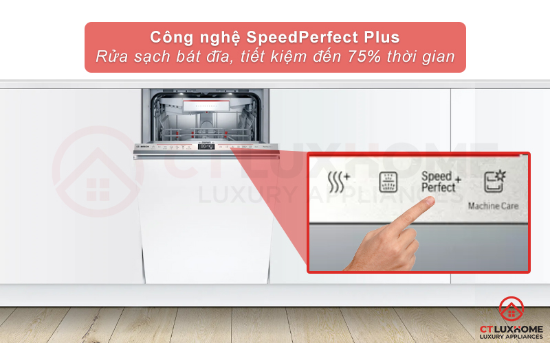 Tăng tốc độ rửa, giảm đến 75% thời gian khi kích hoạt thêm SpeedPerfect Plus