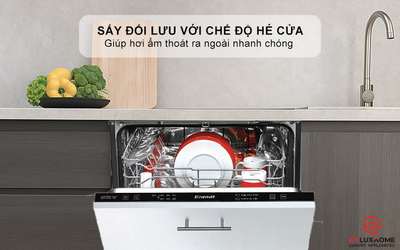 Sấy đối lưu tự nhiên với chế độ hé cửa