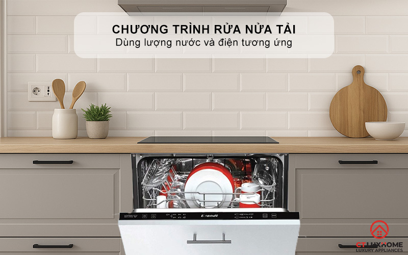 Chương trình rửa nửa tải (Half load) tiết kiệm điện, nước