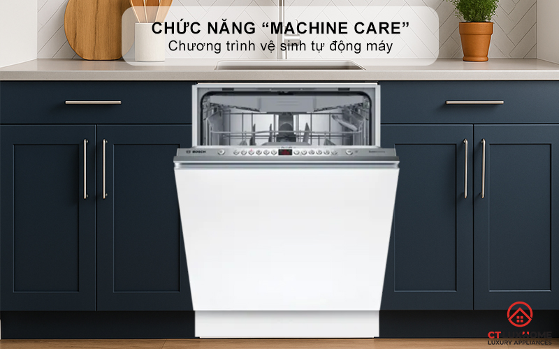 Chương trình vệ sinh tự động máy với chức năng “Machine Care”