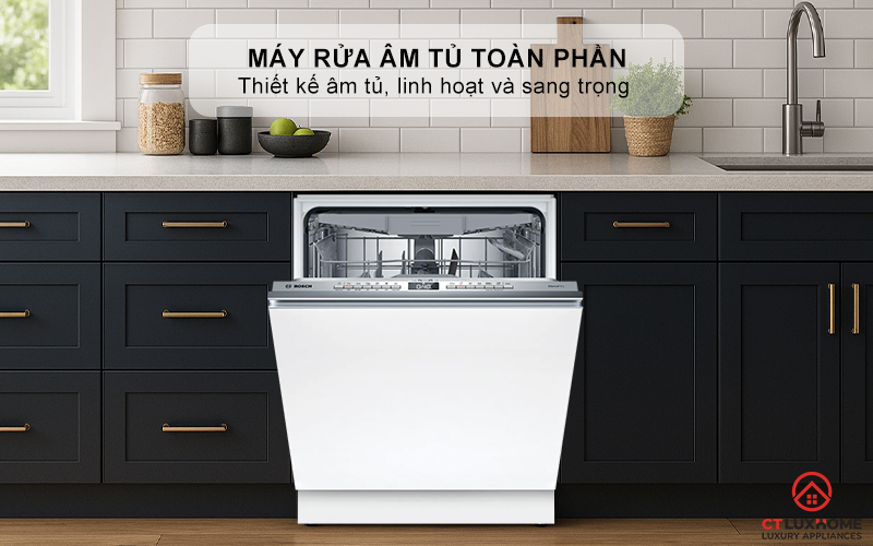 Thiết kế âm tủ, linh hoạt và sang trọng 