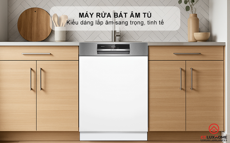 Thiết kế bán âm của máy rửa bát Bosch SMI8ZDS81T