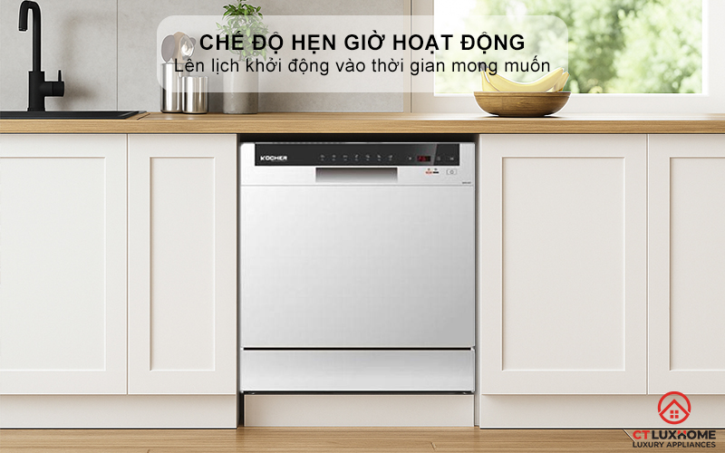 Chế độ hẹn giờ hoạt động lên tới 24h