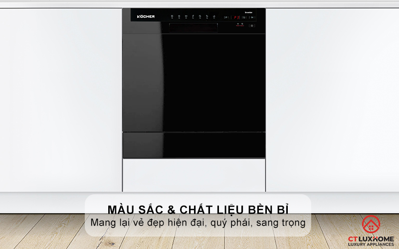 Màu sắc và chất liệu thép không gỉ mang lại vẻ đẹp hiện đại, quý phái