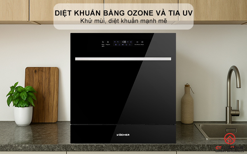 Diệt khuẩn bằng Ozone và tia UV