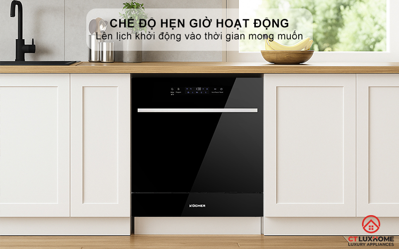 Chế độ hẹn giờ hoạt động lên tới 24h