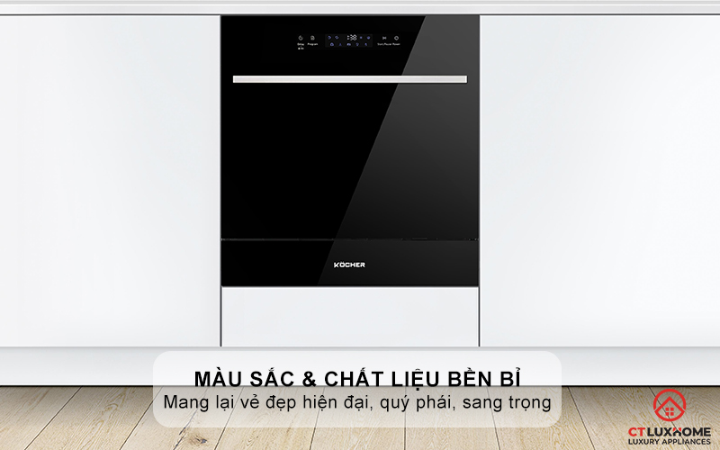 Màu sắc và chất liệu thép không gỉ mang lại vẻ đẹp hiện đại, quý phái